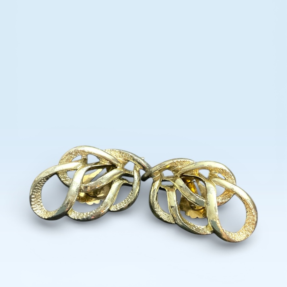 Sarah Coventry Gold-Tone Loop Earrings